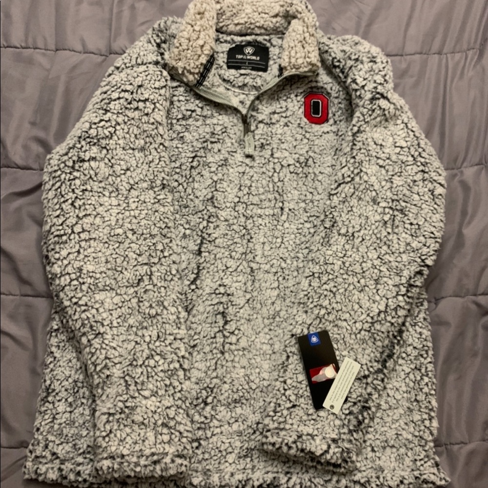 Brand New Top-of-the-World Ohio State Quarter Zip
